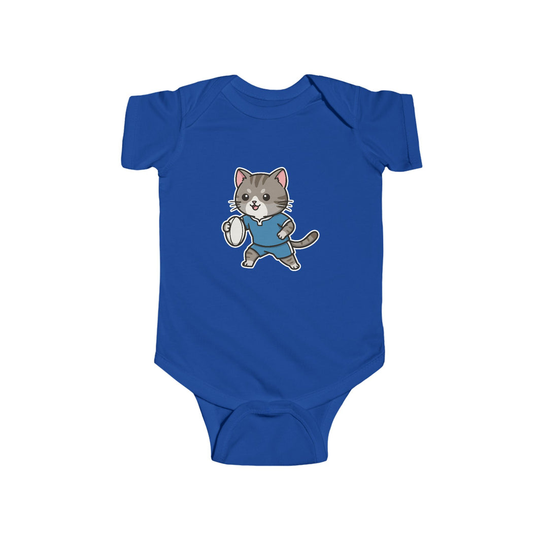 Rugby Cat Shortsleeve Infant Bodysuit
