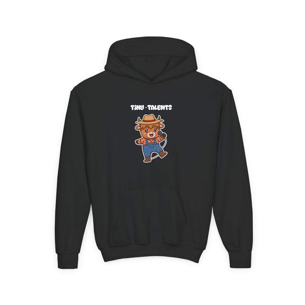 Singer Cow Youth Hoodie