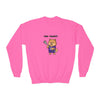 Lacrosse Player Dog Youth Sweatshirt