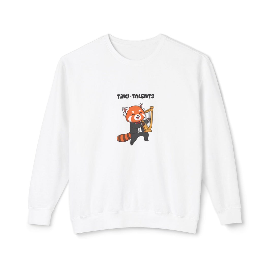 Harp Player Red Panda Adult Sweatshirt (Unisex)