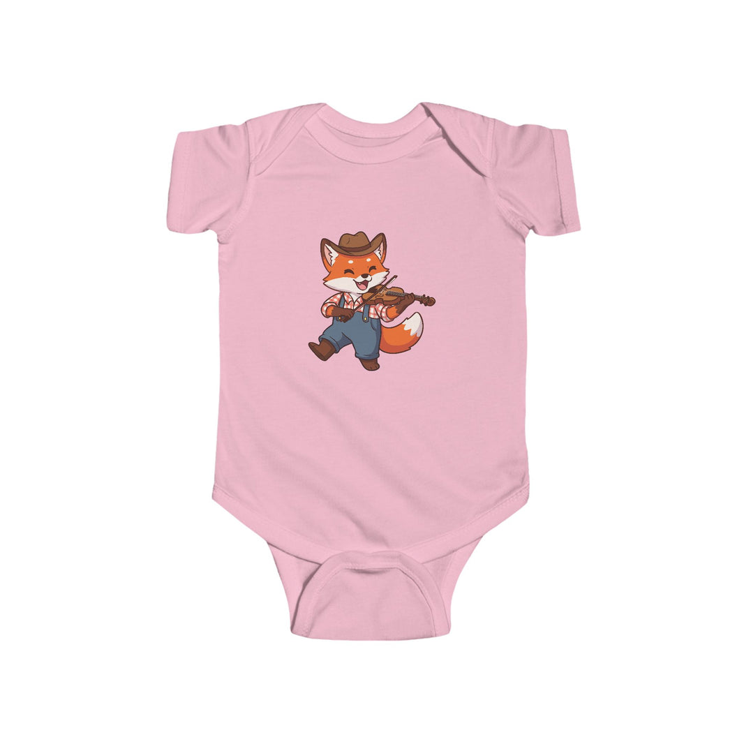Fiddle Player Fox Shortsleeve Infant Bodysuit