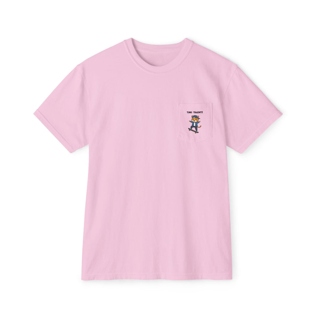 Skateboarder Jaguar Adult Pocket T-Shirt (Unisex)
