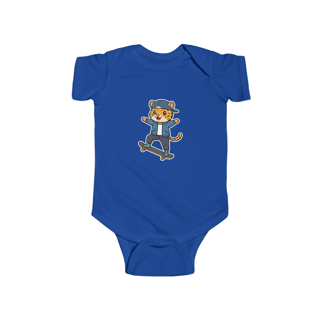 Skateboarder Jaguar Shortsleeve Infant Bodysuit