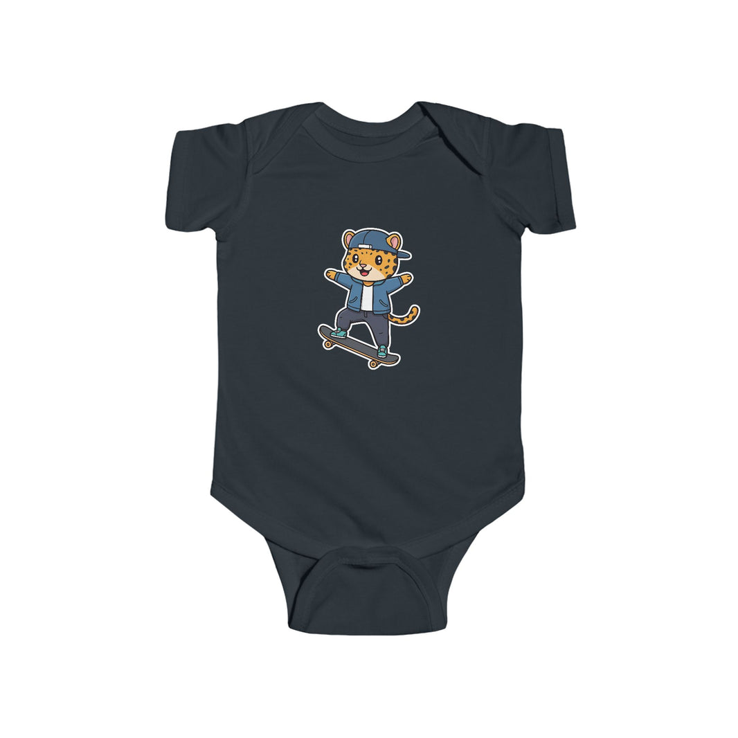 Skateboarder Jaguar Shortsleeve Infant Bodysuit