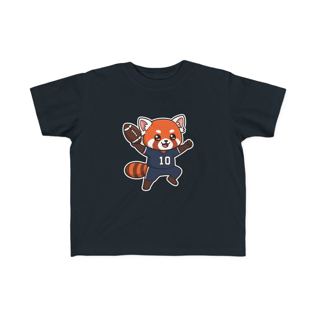 Football Player Red Panda Toddler T-Shirt