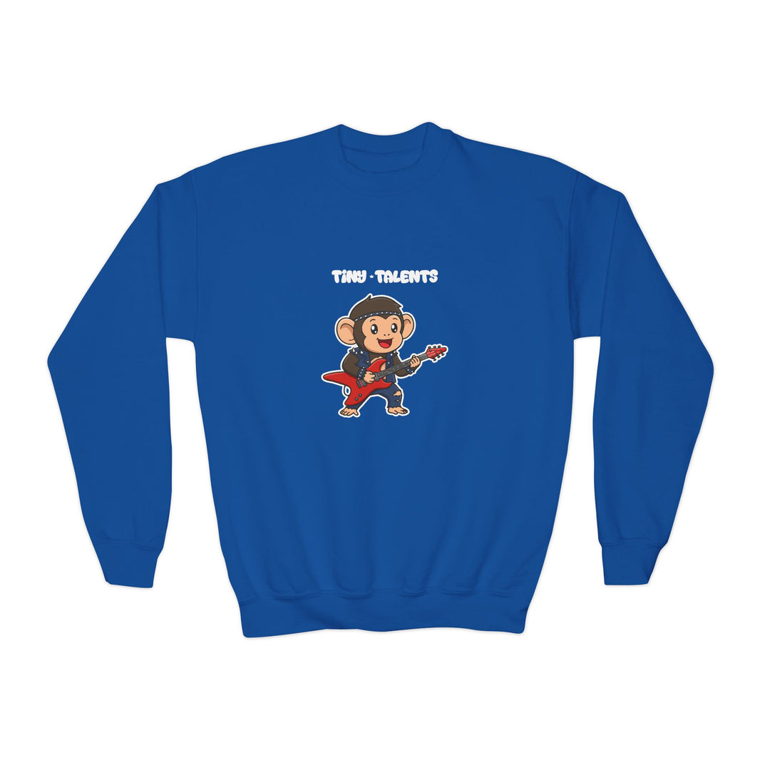 Guitar Chimpanzee Youth Sweatshirt
