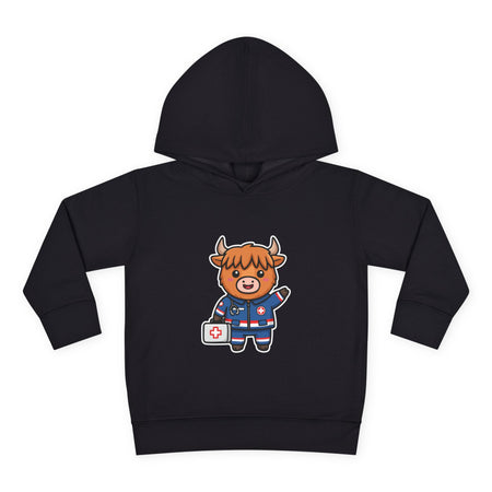 Paramedic Cow Toddler Hoodie