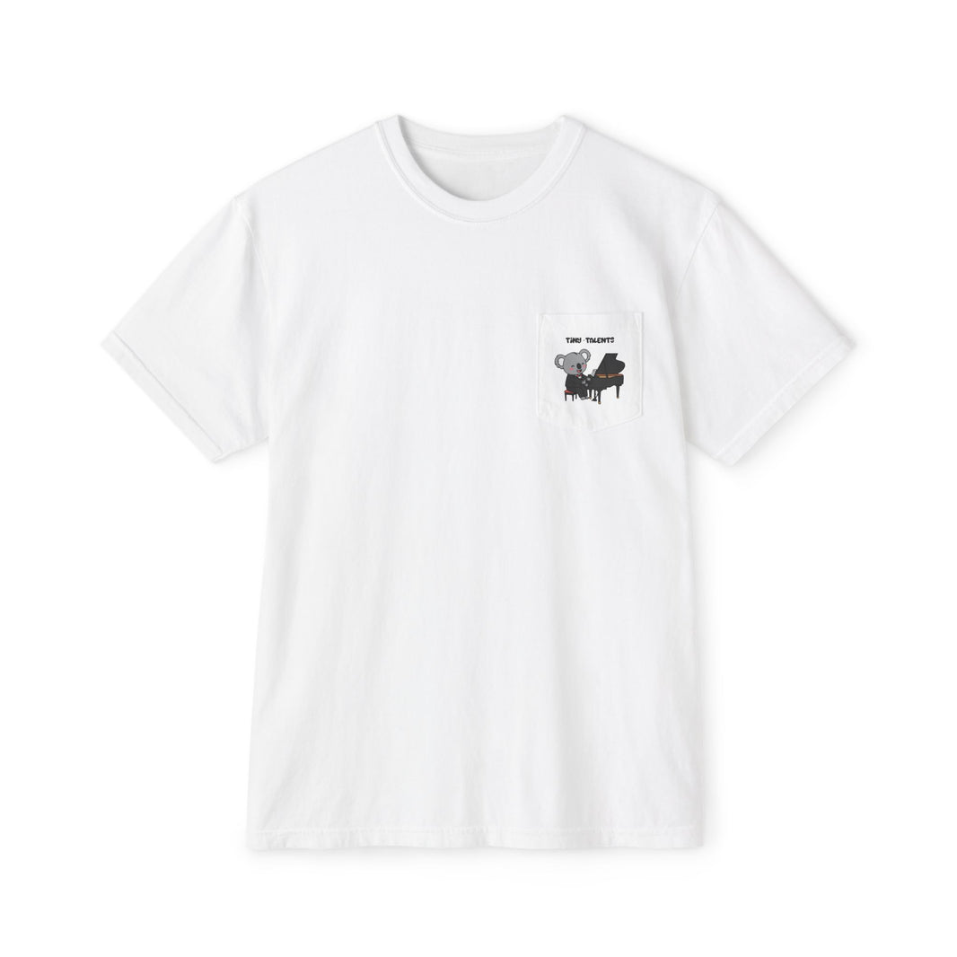 Piano Koala Adult Pocket T-Shirt (Unisex)