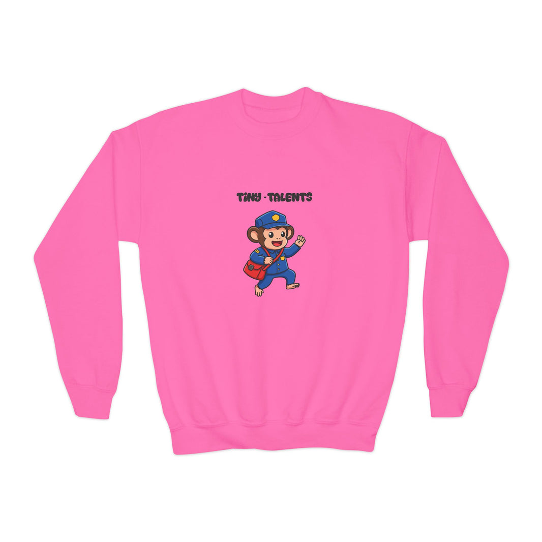 Mailman Chimpanzee Youth Sweatshirt
