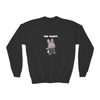Flute Player Bunny Youth Sweatshirt