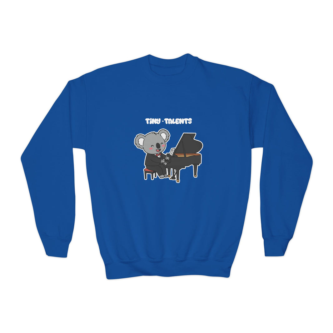 Piano Player Koala Youth Sweatshirt