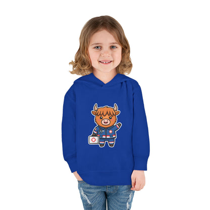 Paramedic Cow Toddler Hoodie