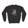Trumpet Player Cat Youth Sweatshirt