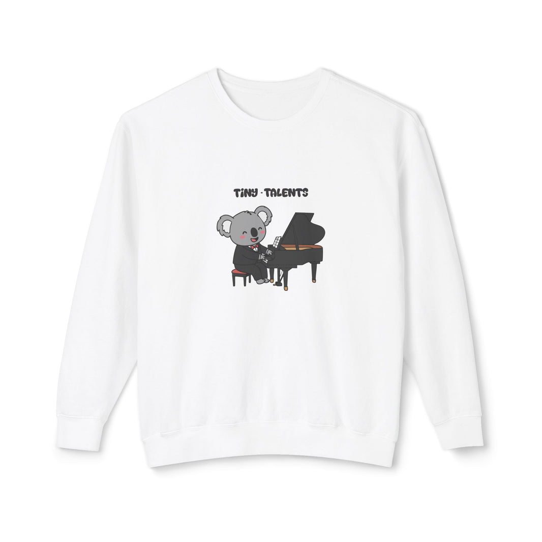 Piano Player Koala Adult Sweatshirt (Unisex)