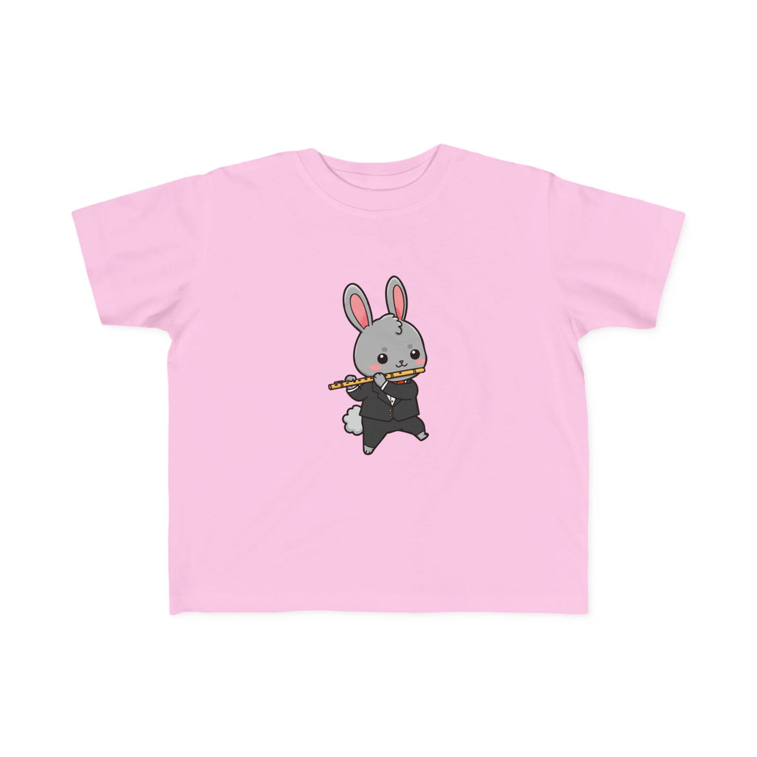 Flute Player Bunny Toddler T-Shirt