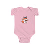 Baseball Player Fox Shortsleeve Infant Bodysuit
