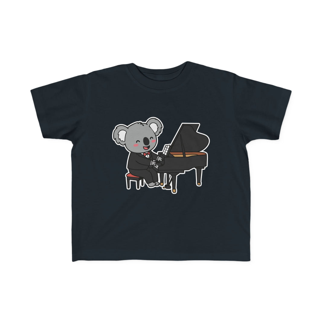 Piano Player Koala Toddler T-Shirt
