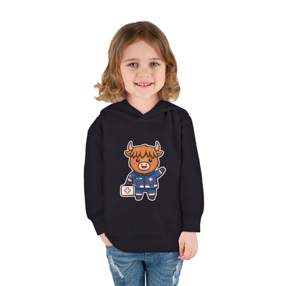 Paramedic Cow Toddler Hoodie