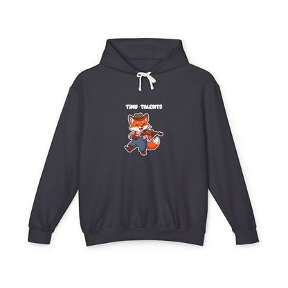 Fiddle Player Fox Adult Hoodie (Unisex)