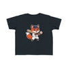 Baseball Player Fox Toddler T-Shirt