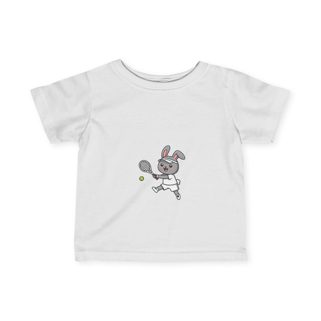 Tennis Player Bunny Infant T-Shirt