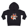 Baseball Player Fox Toddler Hoodie