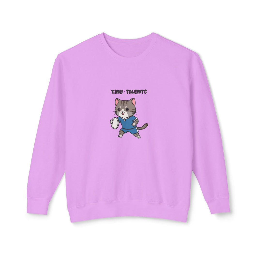 Rugby Cat Adult Sweatshirt (Unisex)