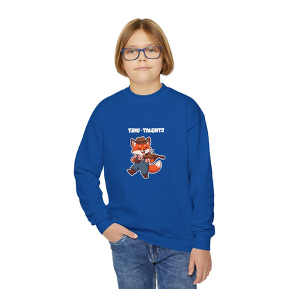 Fiddle Player Fox Youth Sweatshirt