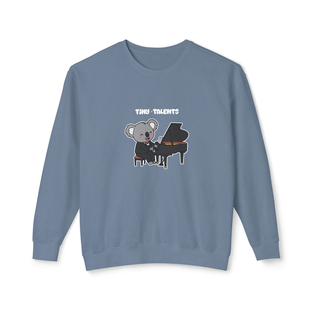 Piano Player Koala Adult Sweatshirt (Unisex)