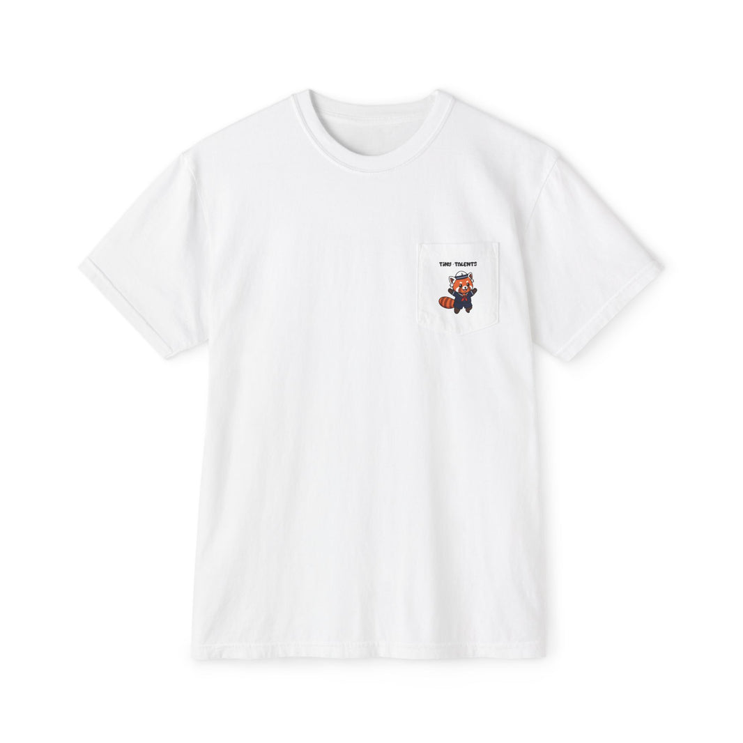 Sailor Red Panda Adult Pocket T-Shirt (Unisex)