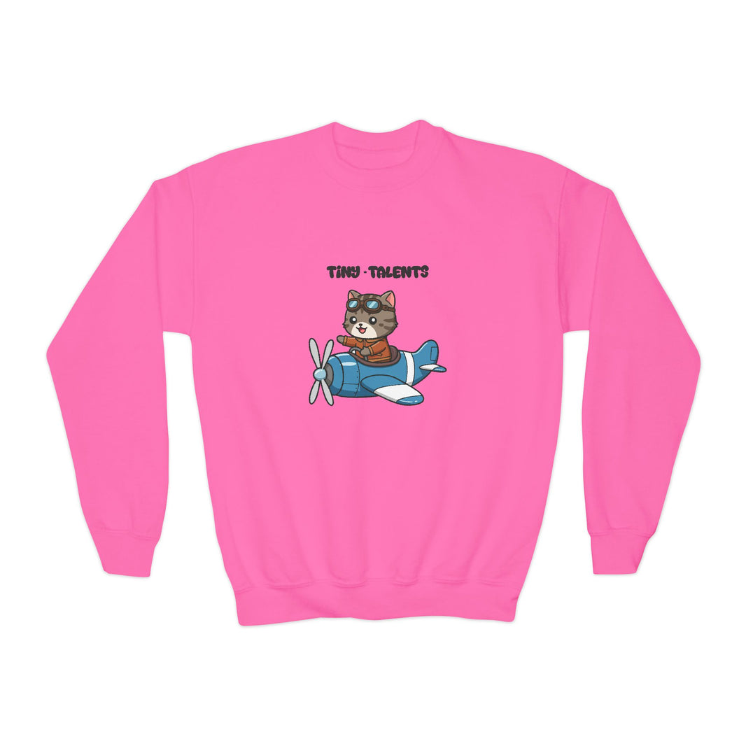 Pilot Cat Youth Sweatshirt