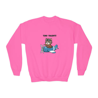 Pilot Cat Youth Sweatshirt