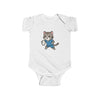 Rugby Cat Shortsleeve Infant Bodysuit