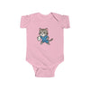 Rugby Cat Shortsleeve Infant Bodysuit