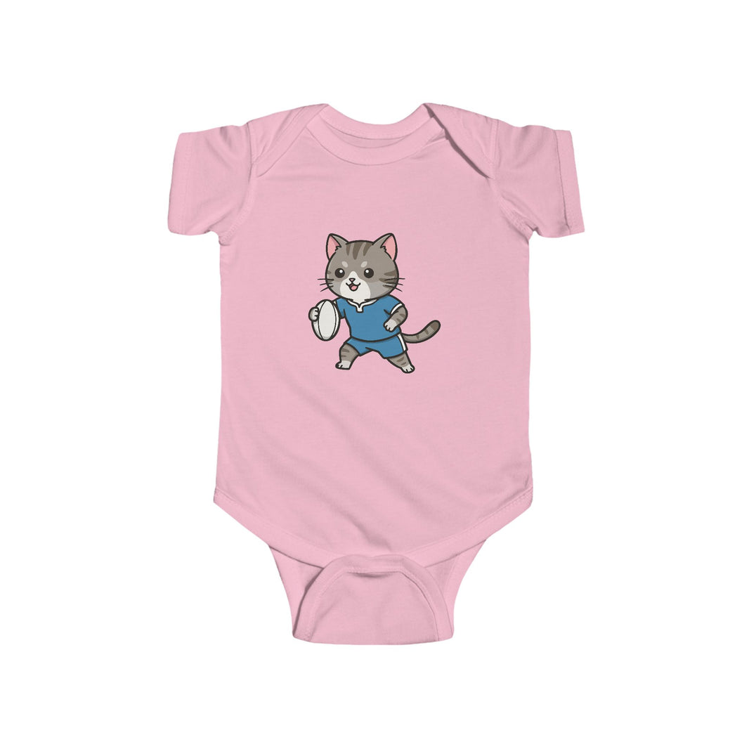 Rugby Cat Shortsleeve Infant Bodysuit