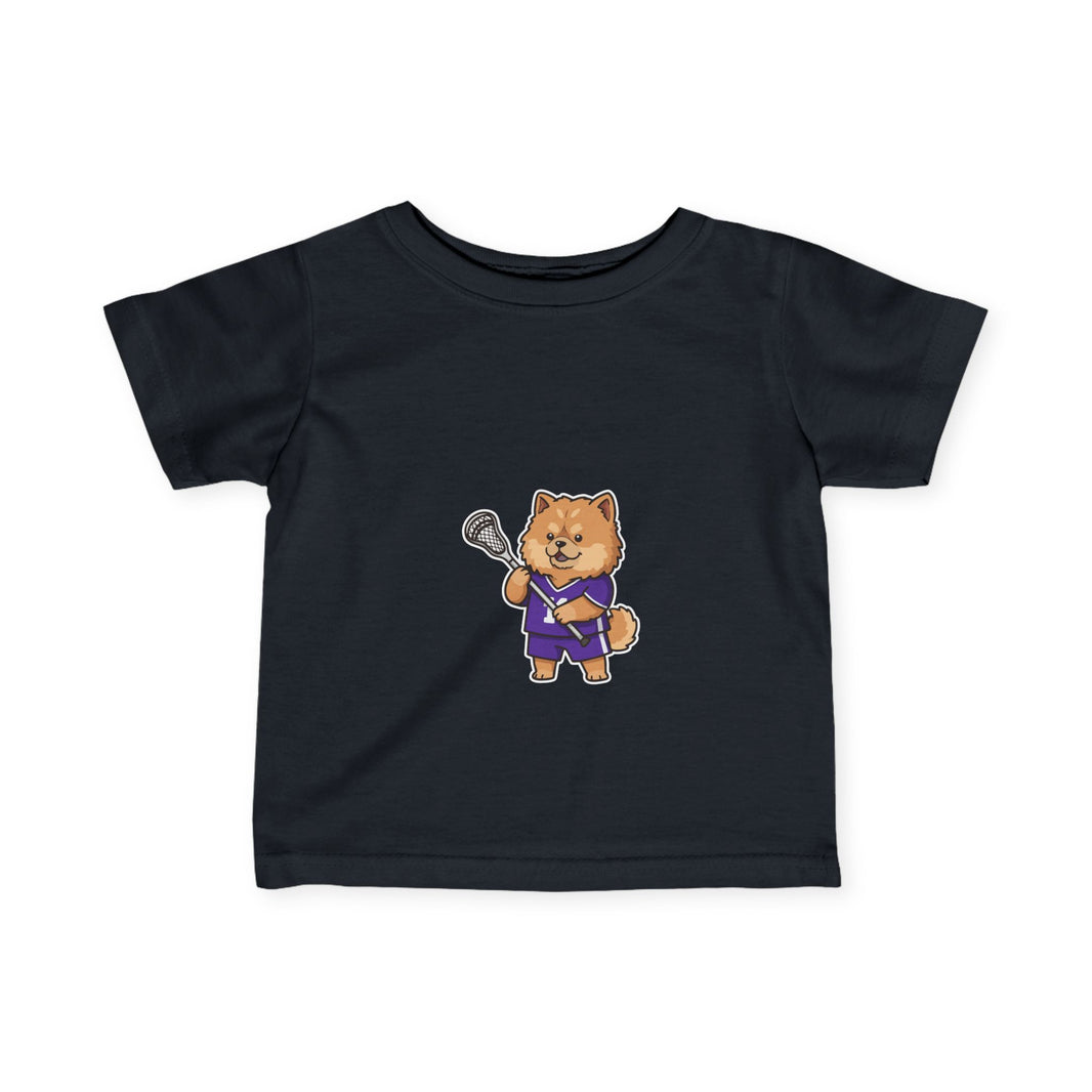 Lacrosse Player Dog Infant T-Shirt
