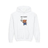Badminton Player Cow Youth Hoodie