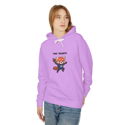 Football Player Red Panda Adult Hoodie (Unisex)