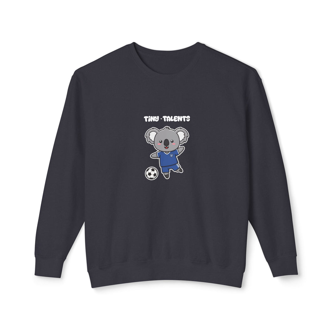 Soccer Player Koala Adult Sweatshirt (Unisex)