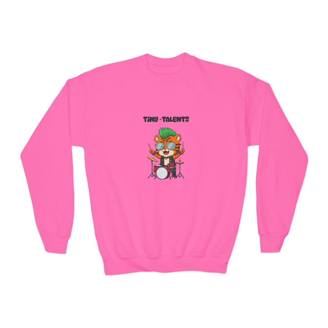 Drummer Tiger Youth Sweatshirt