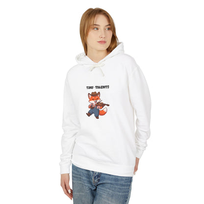 Fiddle Player Fox Adult Hoodie (Unisex)