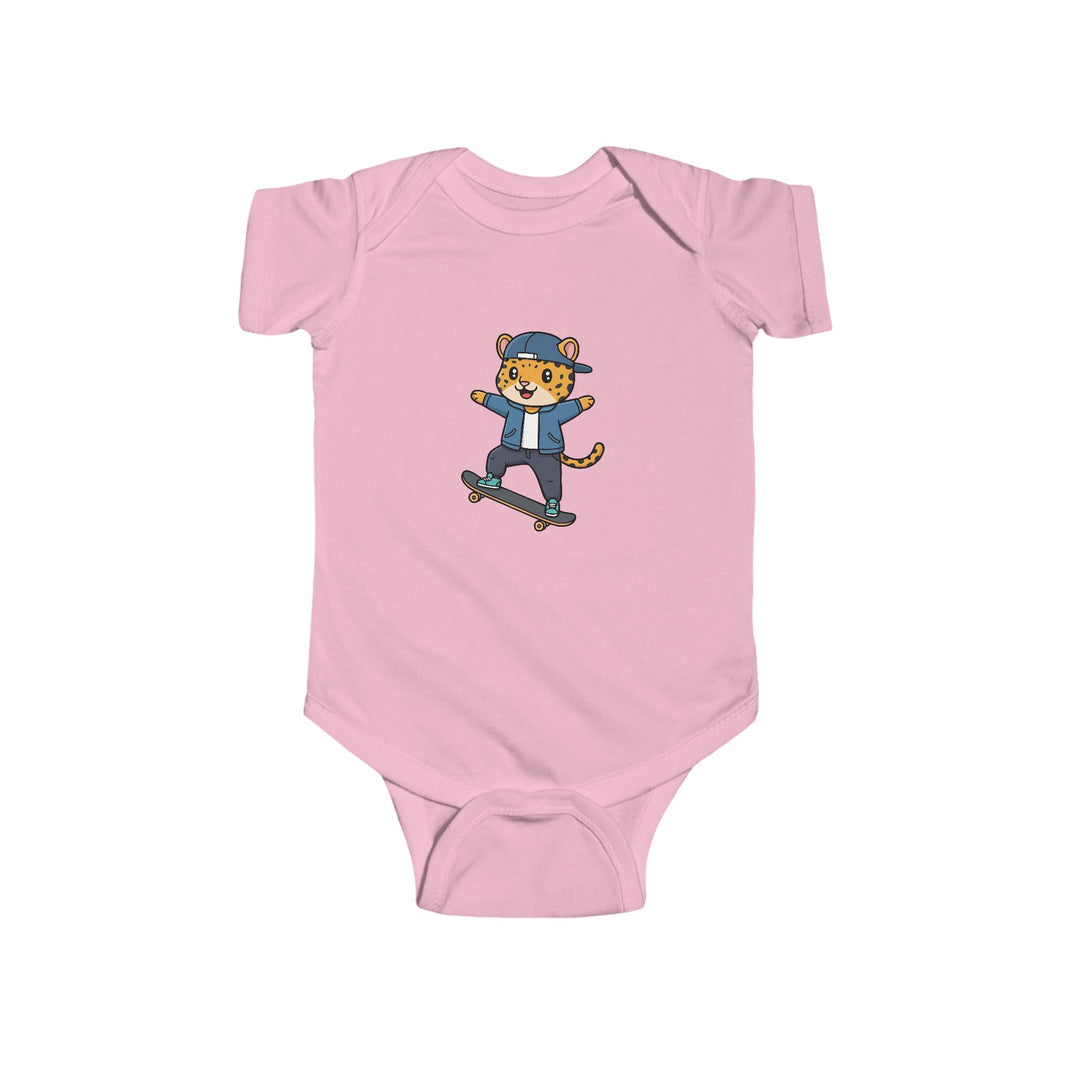 Skateboarder Jaguar Shortsleeve Infant Bodysuit