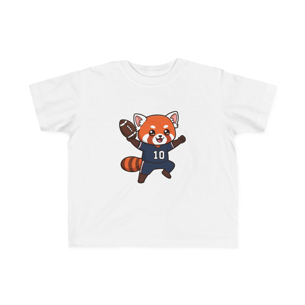 Football Player Red Panda Toddler T-Shirt