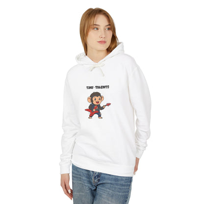 Guitar Chimpanzee Adult Hoodie (Unisex)