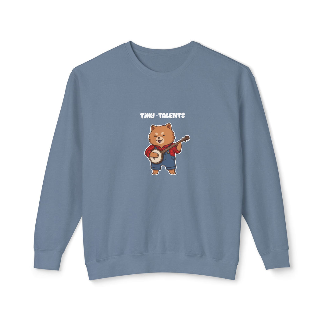 Banjo Player Dog Adult Sweatshirt (Unisex)