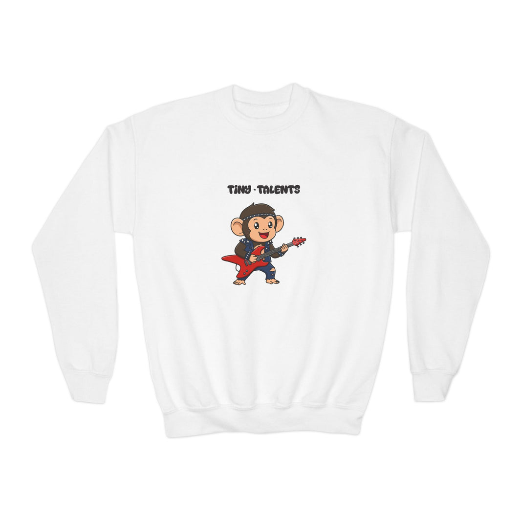 Guitar Chimpanzee Youth Sweatshirt