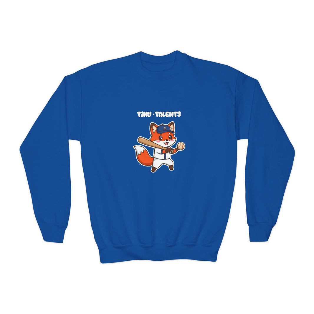Baseball Player Fox Youth Sweatshirt