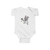 Tennis Player Bunny Shortsleeve Infant Bodysuit