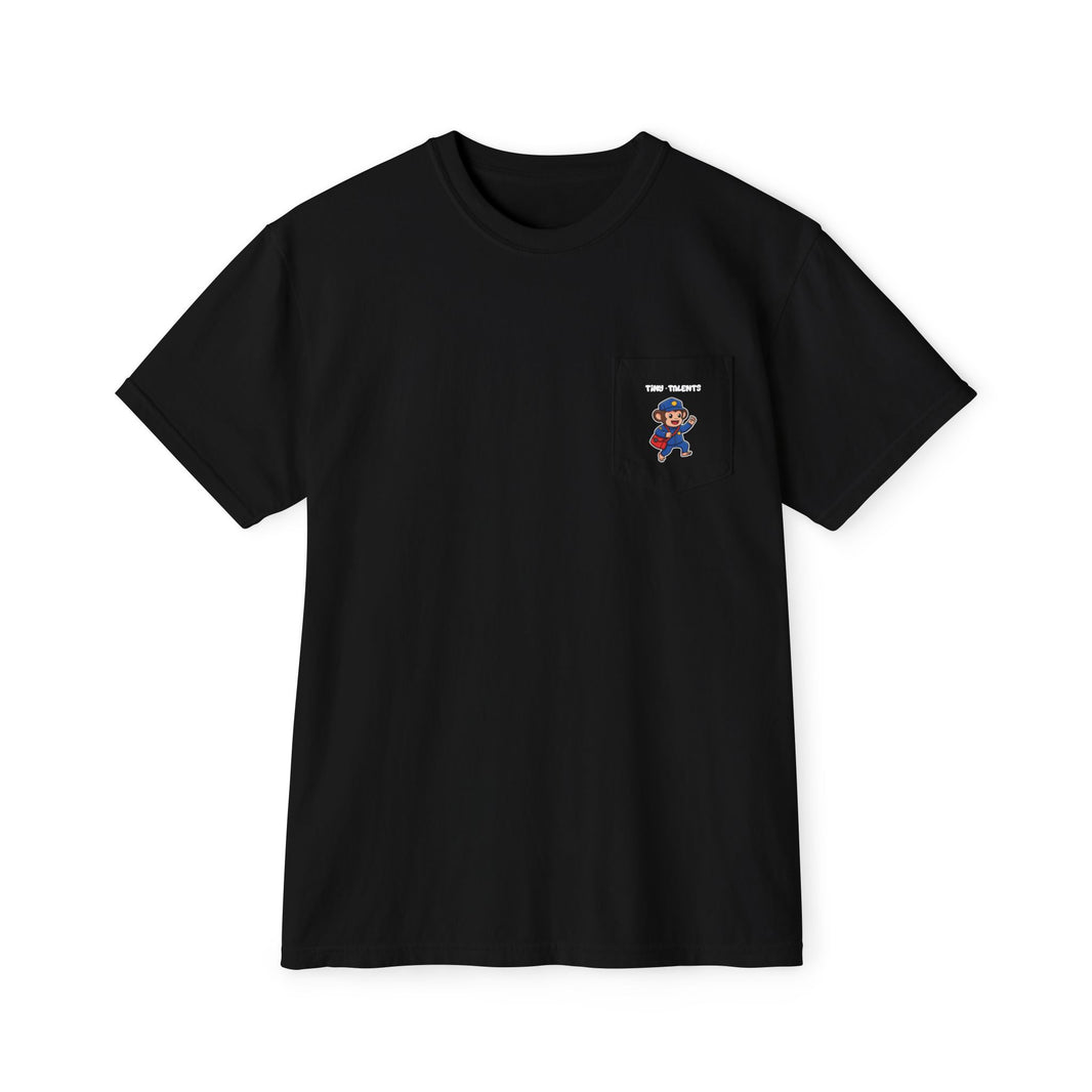 Mailman Chimpanzee Adult Pocket T-Shirt (Unisex)
