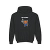 Badminton Player Cow Youth Hoodie